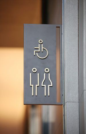 Hotel Wayfinding, Toilet Signage, Bathroom Signage, Restrooms Signage, Wc Sign, Hotel Signage, Room Signage, Door Signage, Wayfinding Signage Design