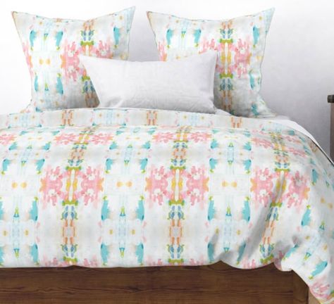 Blue Green Bedding, Pink Duvet Cover, Twin Duvet Cover, Full Duvet Cover, Green Bedding, Blue Bedding, Duvet Covers Twin, Twin Duvet, Soft Duvet Covers