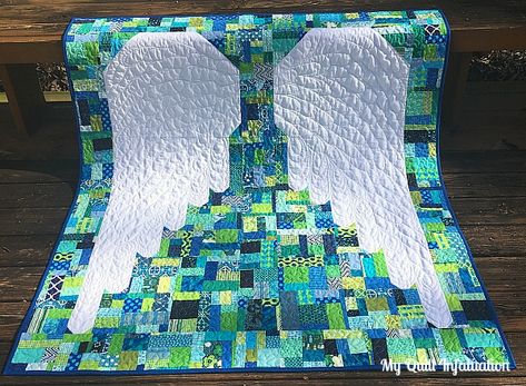 My Quilt Infatuation: Take Flight and a Giveaway! Angel Quilts Patterns, Angel Quilt Block, Angel Quilt Patterns, Angel Quilt, Quilting Methods, Paper Quilt, Patriotic Quilts, Barn Quilt Patterns, Cute Quilts