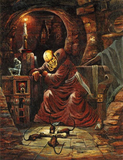 Necromancer Lair, Skull Photo, Gothic Fantasy Art, Retro Horror, Classic Monsters, Pulp Art, Gothic Horror, Fantasy Paintings, Horror Comics