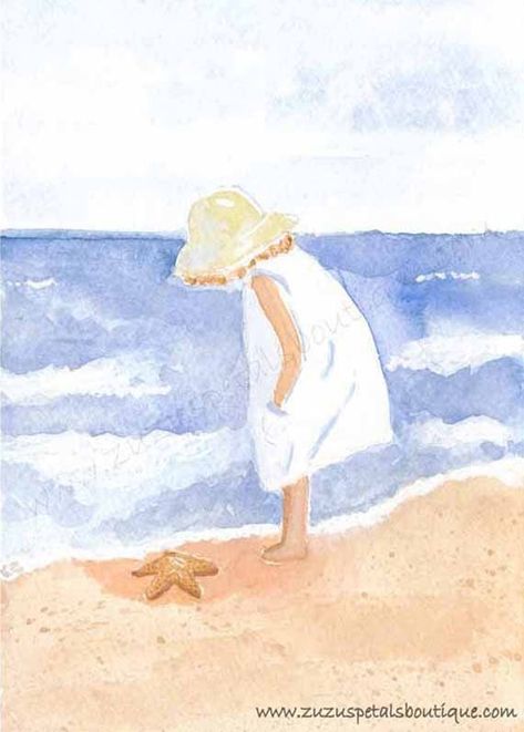 Akvarel Illustration, Beach Art Print, Watercolor Paintings For Beginners, Diy Watercolor Painting, Watercolor Paintings Easy, Beach Watercolor, Etsy Art Prints, 수채화 그림, Watercolor Art Lessons