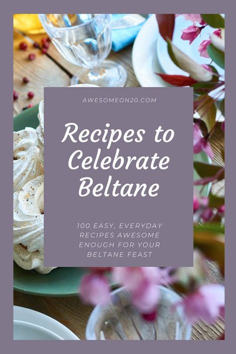 Beltane is a celebration of the height of spring filled with fire and passion. Create a feast to honor that energy with these 100 recipes to celebrate Beltane. Give thanks for the bright half of the year. It's gonna be awesome. #beltane #wheeloftheyear #pagan #witchcraft Beltane Food, Beltane Recipes, Celebrate Beltane, Witch Recipes, Homesteading Recipes, Kitchen Witch Recipes, Witch Vibes, Pagan Witchcraft, Beltane