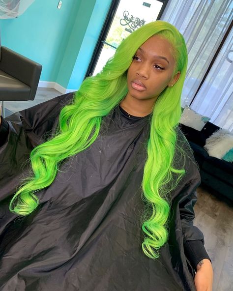 Boujee Hairstyles, Lace Wings, Green Wig, Frontal Hairstyles, Red Wigs, Human Virgin Hair, Colored Wigs, Hair Laid, Front Lace Wigs Human Hair