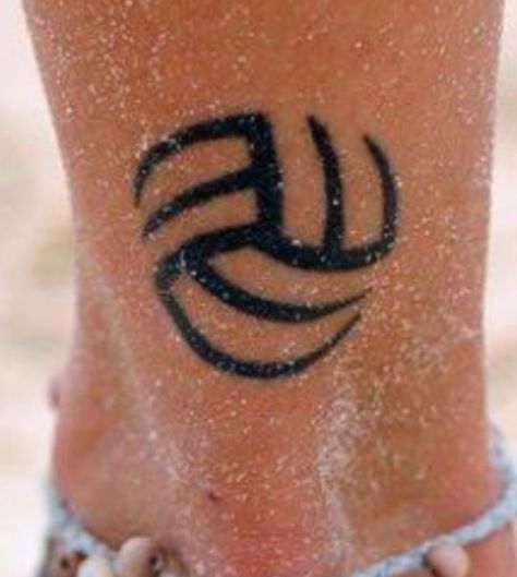 Volleyball Tattoo, Basketball Tattoos, Omerta Tattoo, Play Volleyball, 4 Tattoo, Back Of Shoulder Tattoo, Volleyball Mom, Tattoo Videos, Henna Tattoo Designs