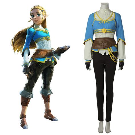 The+Legend+of+Zelda:Breath+of+the+Wild+Custom+Made+Princess+Zelda+Costume+Cosplay Zelda Costume Diy, Princess Zelda Costume, Princess Zelda Cosplay, Diy Princess Costume, Mario Bros Birthday Party Ideas, Zelda Costume, Link Cosplay, Legend Of Zelda Costume, Wild Outfits