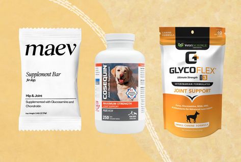 Glucosamine supplements are good for the cartilage in your dog's joints, so they can run and jump more easily. We've researched the best to help you find the right one. Dog Joints, Natural Care, Good Things, Canning, Dogs, 10 Things, Animals