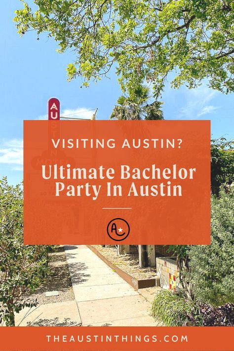 Need to plan the ultimate bachelor party in Austin? Drawing from a wide range of historical sites, musical venues, and outdoor activities, TheAustinThings.com has gathered 50 of the best ideas for throwing a one-of-a-kind bachelor party. From the iconic Congress Avenue Bridge to the bustling South Congress Strip, you’ll find that the city of Austin has something for everyone. Read more at TheAustinThings.com to find out your options! Austin Bachelorette Party, Austin Bachelorette, Austin Hotels, Visit Austin, Wild Night, Lake Travis, Bars And Clubs, Downtown Austin, Best Bars