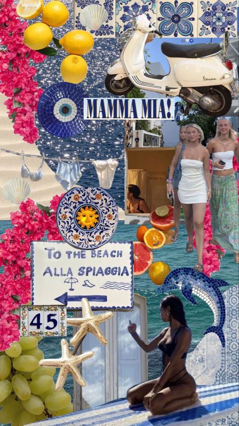 Greece Moodboard, Mama Mia Aesthetic, Mia Aesthetic, Expensive Things, Youtube Comments, Mama Mia, Italian Summer, Summer Wallpaper, Summer Dream