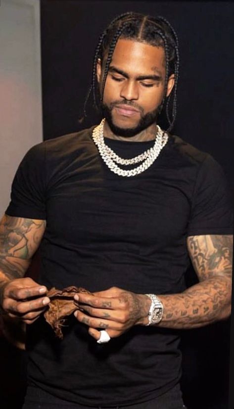 The Weekend Hairstyle, Dave East Braids, Dreads Short Hair, Bae Style, Natural Hair Men, Cornrow Hairstyles For Men, Dave East, Black Men Hairstyles, Hair Twist Styles