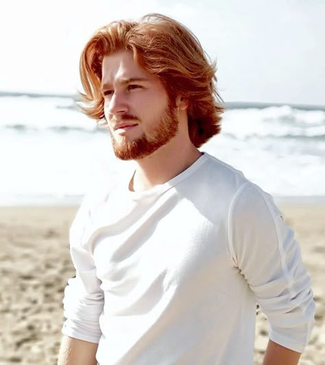 Ginger Hair Men, Red Hair Men, Redhead Men, Makeup Hacks Beauty Secrets, Ginger Men, Corte De Cabelo Masculino, Long Red, Beard Care, Long Hair Styles Men