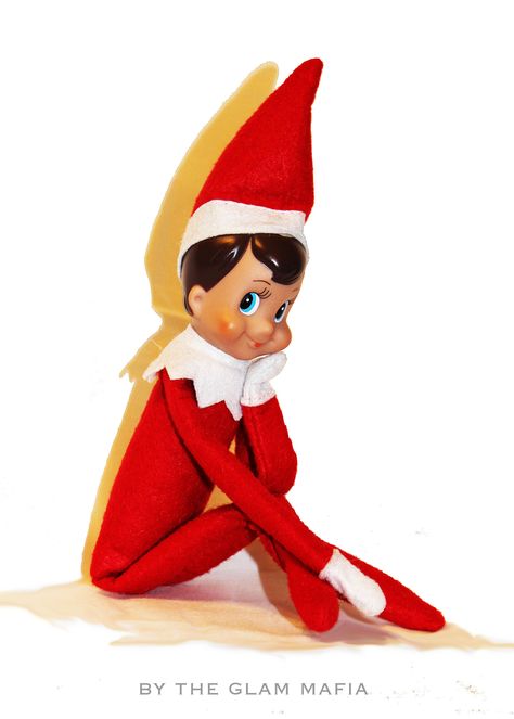 Elf on the Shelf - Portrait #3 by The Glam Mafia Elf On The Shelf Portrait, Elf On The Shelf Cartoon, Elf On The Shelf Photoshoot, Elf Pictures, Pictures Of Elves, Duo Halloween Costumes, An Elf, Christmas Wall, Wall Gallery