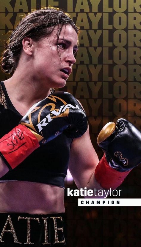 Taylor Wallpaper, Katie Taylor, Ufc Boxing, One Championship, Boxing Champions, Mma Women, Women Boxing, Cute Tattoos For Women, Combat Sports