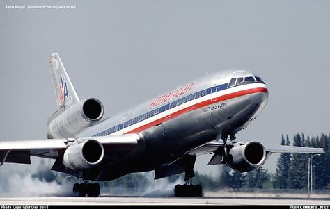 McDonnell Douglas DC-10-10 - American Airlines Aviation Nation, Douglas Aircraft, Dc 10, Passenger Aircraft, Vintage Planes, New Aircraft, Vintage Aviation, Vintage Airlines, Airline Flights