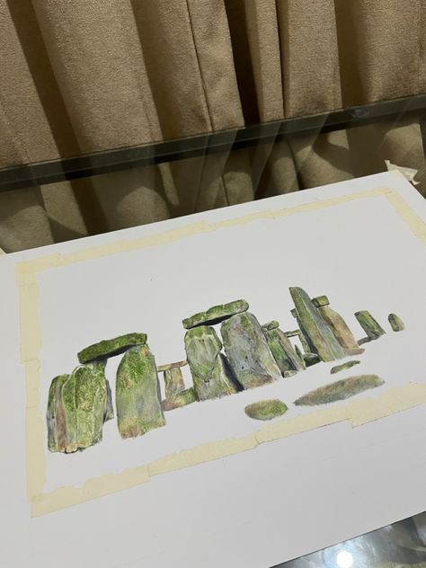 Art | Architectural rendering | Manual Stonehenge Architecture Plate, Stonehenge Illustration, Bahay Kubo, Perspective Sketch, History Architecture, Architecture History, Architecture Building Design, Architecture Student, Stonehenge