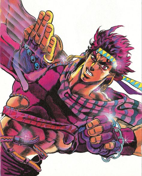 Jjba Manga, Battle Tendency, Joseph Joestar, Anime