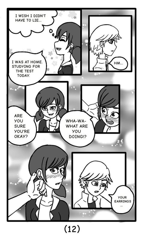 Miraculous AU A Miraculous Love Story Page 12 by MickaylaM Miraculous Romance, Miraculous Au, Miraculous Comic, Miraculous Comics, Mlb Comics, Miraculous Ladybug Memes, Miraculous Ladybug Fan Art, Miraculous Ladybug Funny, Ladybug Comics