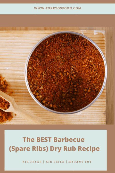 Best Dry Rub For Ribs Spare Ribs Dry Rub Recipe, Spare Rib Rub Recipes, Grilled Ribs Charcoal, Ribs Dry Rub, Barbecue Spare Ribs, Rub For Pork Ribs, Rub For Ribs, Rib Rub Recipe, Bbq Rub Recipe