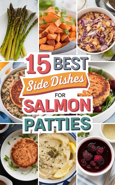 Get Creative in the Kitchen with These Exciting Side Dish Ideas for Salmon Patties 🎉🍴 #cooking #delicious What To Serve With Salmon, French Side Dishes, Salmon Patty, Potato Fries Baked, Side Dish Ideas, Side Dishes For Salmon, Delicious Side Dishes, Pesto Salmon, Salmon Patties Recipe