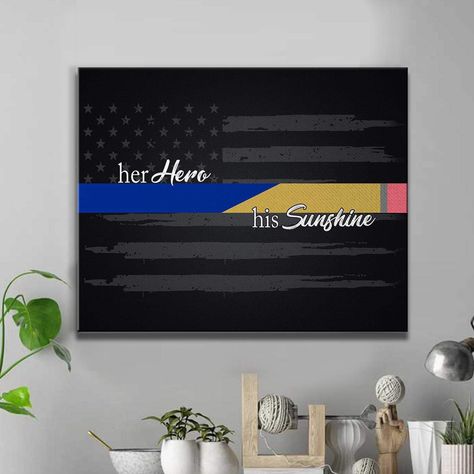 Personalized Canvas Print, Canvas Art Wall, Love Canvas, Personalised Canvas, Personalized Couple, Art Wall Art, Wall Art Wall, Blue Line, Promotional Gifts