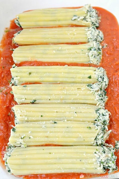 Ricotta Manicotti Recipe, Manicotti Spinach Ricotta, Baked Manicotti Recipe Ricotta, Spinach And Ricotta Manicotti, Stuffed Manicotti Recipe Spinach, Stuffed Cannelloni Ricotta Spinach, Manicotti Filling Ricotta, Chicken Spinach Manicotti Recipe, Stuffed Manicotti Recipe Ricotta