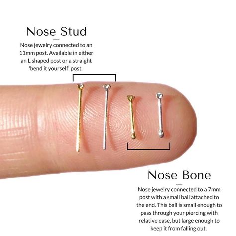 L Nose Ring, Tiny Nose Piercing, Dainty Nose Piercing, 1mm Nose Stud, Piercing Combinations, Gold Nose Ring Stud, Small Nose Studs, Cute Nose Rings, Rose Gold Nose Ring