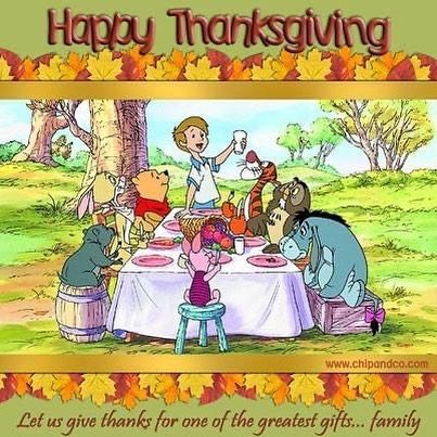 Happy Thanksgiving! - What are you thankful for this year? - - - #disney #disneyedits #disneygram #thanksgiving #chipandco Winnie The Pooh Thanksgiving, Pooh Thanksgiving, Disney Thanksgiving, Pooh Winnie, Disney Dinner, Giving Thanks To God, Page Photo, Thanksgiving Wishes, Tumblr Page