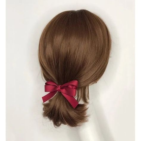 Short Hair With Bow, Peinados Cabello Corto Aesthetic, Hair Braiding Tool, Kawaii Hairstyles, Bow Hairstyle, Haircut Inspiration, Peinados Fáciles Para Cabello Corto, Shot Hair Styles, Penteado Cabelo Curto