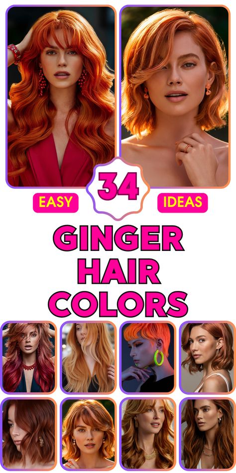 34 Ginger Hair Colors: Trendy Shades to Transform Your Look Trendy Highlights, Cinnamon Balayage, Soft Blonde Highlights, Ginger Ombre, Subtle Blonde, Red Shampoo, Subtle Blonde Highlights, Neutral Skin Tone, Warm Highlights