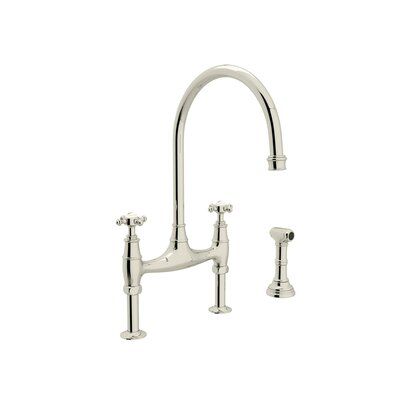 Perrin And Rowe, Bridge Kitchen Faucet, Bridge Faucet, Garden Floor, Ancient Greek Architecture, Georgian Era, Tub Filler, Unlacquered Brass, Kitchen Sink Faucets