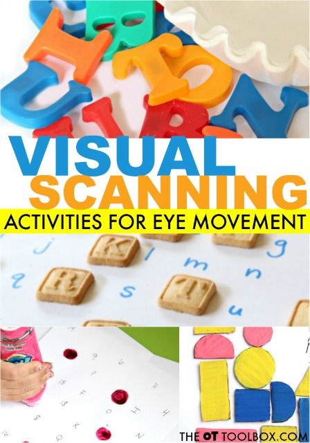 Visual Scanning Activities, Visual Scanning Worksheets, Vision Therapy Activities, Visual Motor Activities, Visual Tracking, Visual Processing, Occupational Therapy Activities, Vision Therapy, Pediatric Occupational Therapy