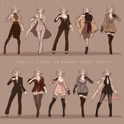 Secret Agent Clothes, Agent Character Design, Spy Outfit, Spy Girl, Fashion Terms, Special Agent, Secret Agent, Clothing Details, Business Dresses