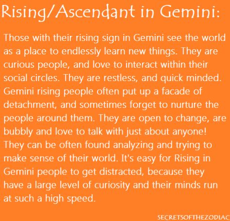 Rising Gemini, Gemini Ascendant, Capricorn Aquarius Cusp, Gemini People, Rising Signs, Ascendant Sign, Teen Dictionary, Leo Virgo Cusp, Rising Sign