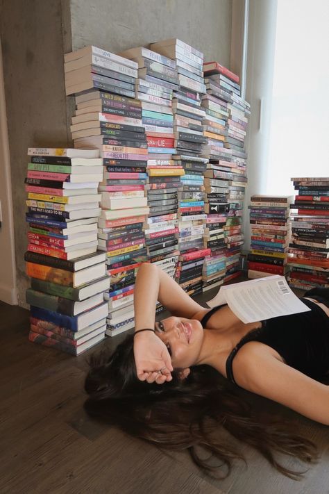 Steph Bohrer, My New Apartment, Dream Library, Bookstagram Inspiration, Book Wall, New Apartment, Taking A Break, World Of Books, Girl Reading