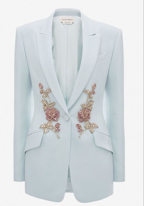 Alexander Mcqueen Jacket, Women's Shoes Accessories, Woman Suit Fashion, Blazer Designs, Couture Details, Stylish Dresses For Girls, Indian Designer Outfits, Gowns Of Elegance, Fashion Attire