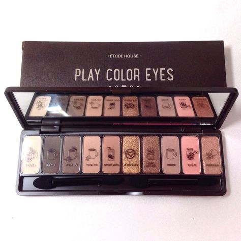 Etude House Eyeshadow, Etude House Makeup, Makeup Room Design, Nyx Concealer, Makeup Collection Storage, Korean Natural Makeup, Makeup Korean, Trendy Eyeshadow, Color Eyes