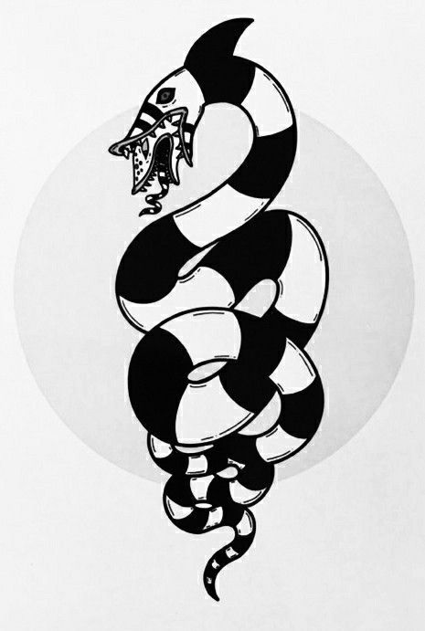 Beetle Juice Snake Tattoo, Sandworm Beetlejuice Drawing, Beetlejuice Drawing Ideas, Beatle Juice Tattoos, Small Beetlejuice Tattoo Ideas, Beetlejuice Sandworm Drawing, Beetlejuice Snake Tattoo, Beetlejuice Tattoo Small, Sandworm Drawing