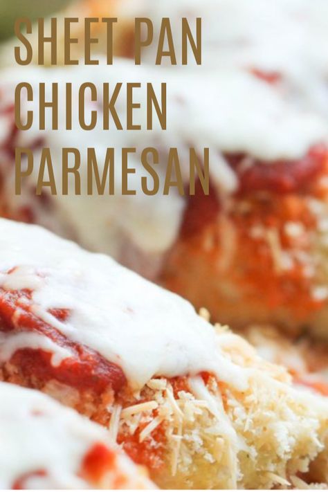 Sheet Pan Suppers Recipes, Easy Supper Recipes, Chicken Parmesan Recipe Easy, Chicken Cook, Chicken Parmesan Recipe, Sheet Pan Dinners Chicken, Easy Sheet Pan Dinners, Sheet Pan Chicken, Sheet Pan Suppers