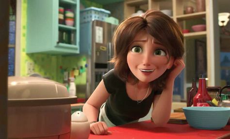 Does anyone else think that Aunt Cass from Big Hero Six looks like Elastigirl? Cass Hamada, Aunt Cass, Disney Quizzes, Disney Quiz, Gif Disney, Dipper Pines, Baymax, Disney Life, Hero 6