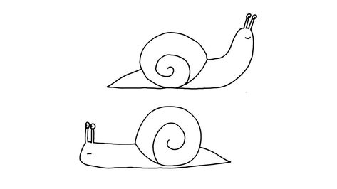 Slow, slimy, and easy—but not too easy—to draw, these creatures are a cartoon staple. Emma Allen, Pet Snails, Drawing Desk, Gary Larson, Cartoon Strip, Easy To Draw, New Yorker Cartoons, Fast And Slow, Great Cat