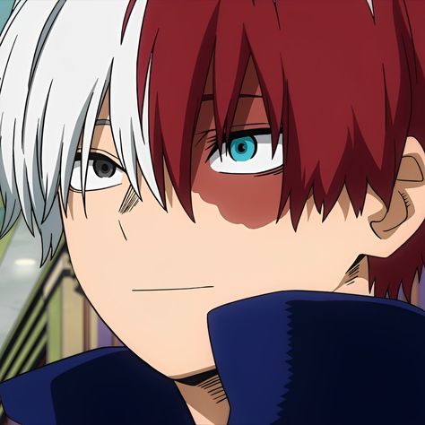 Shoto Todoroki • My hero academia • Season 6 episode 25 Midoriya Izuku, His Smile, So Funny, Boku No Hero, My Hero, Hero Academia, My Hero Academia, On Twitter, Twitter