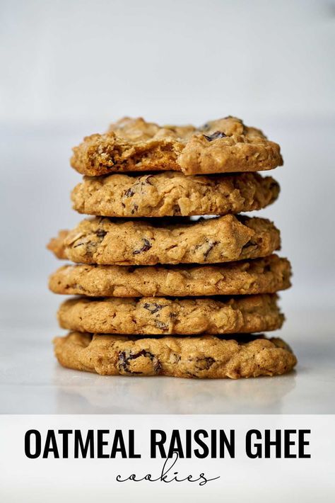 Easy Oatmeal Raisin Cookies, Vegan Oatmeal Raisin Cookies, Best Oatmeal Raisin Cookies, The Best Oatmeal, Cookie Recipes Oatmeal Raisin, Oatmeal Raisin Cookies Chewy, Vegan Oatmeal, Frozen Cookie Dough, Easy Oatmeal