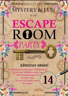 At Home Escape Room, Home Escape Room, Escape Room Birthday Party, Escape Room Party, Auto Party, Escape Room Diy, Virtual Team Building, Lila Party, Escape Room Challenge