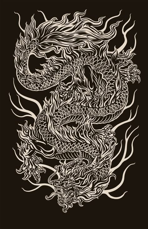 Chinese Dragon Design, Dragons Tattoo, Monami Frost, Dragon Tattoo Art, Eastern Dragon, Chinese Dragon Tattoos, Chinese Dragons, Dragon Designs, Dragon Tattoo For Women