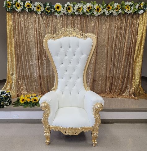 Why blend in when you can stand out?! // #anyeventlc #thronechairrental #lakelandweddings #royalthronechair #lakelandweddings #tampaweddings #lakelandbride #tampabride #floridaweddings #flweddings #thronechair #weddingdecor #weddingideas #eventrentals #royalthronechair #thronechairlakeland #royalthronechairlakeland #lakelandweddings #anyevent #weddingrentals #sweethearttable #chairs #weddingdecor #lakelandbride #bridetobe #engaged #weddingdecor #weddings #floridaweddings #tampabride Royal Throne Chair, Sweetheart Table Chairs, Set Up Ideas, Throne Chairs, Royal Throne, Thrown Chair, Throne Chair, Table Chairs, 17th Birthday