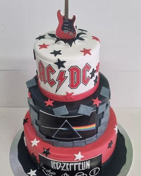 Led Zeppelin Cake, Rock Groups, 60th Birthday, Led Zeppelin, Zeppelin, Pink Floyd, Birthday Cakes, Rock N Roll, Birthday Ideas