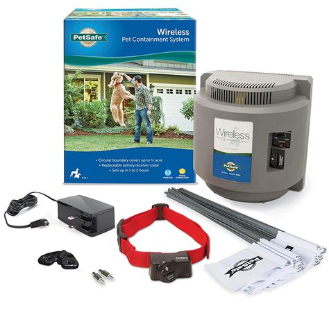 PetSafe Wireless Dog and Cat Containment System ï¿½ï¿½ï¿½ from the Parent Company of INVISIBLE FENCE Brand ï¿½ï¿½ï¿½ Above Ground Electr * Click image to review more details. (This is an affiliate link) Dog Backyard, Invisible Fence, Cat Fence, Wireless Dog Fence, Pet Fence, Pet Barrier, Electric Fence, Training Collar, Dog Fence