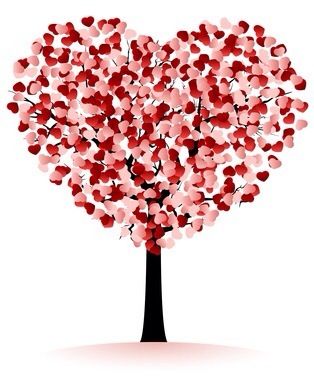 Valentine Tree Heart Group, Lots Of Hearts, Thumbprint Art, Fingerprint Art, Valentine Tree, Valentines Art, Heart Day, Creative Valentines, Valentine Love