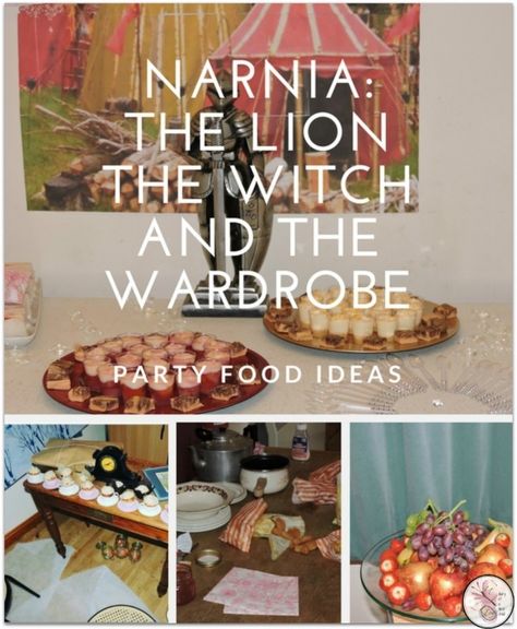 The Lion The Witch And The Wardrobe Birthday Party, Chronicles Of Narnia Food Ideas, The Lion The Witch And The Wardrobe Party Food, The Lion The Witch And The Wardrobe Diy, Narnia The Lion Witch And Wardrobe, Narnia Food Recipes, Lion Witch And Wardrobe Party Ideas, Narnia Themed Snacks, Chronicles Of Narnia Food