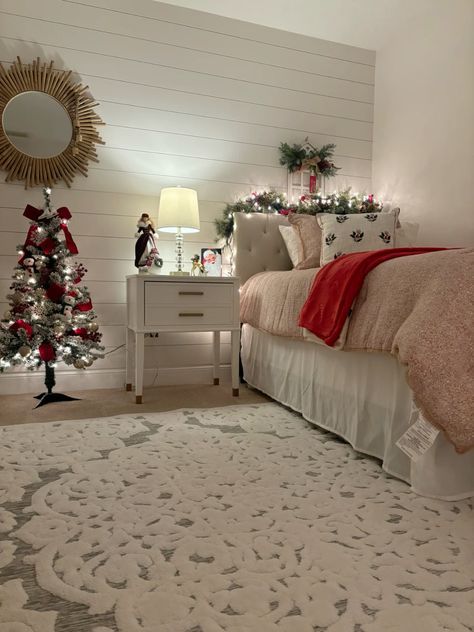 Christmas guest bedroom