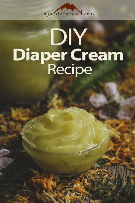 Diaper Cream Recipe, Diaper Rash Cream Recipe, Calendula Cream, Antifungal Cream, Oregon Grape, Home Remedies For Skin, Herbal Salves, Mountain Rose Herbs, Diaper Rash Cream